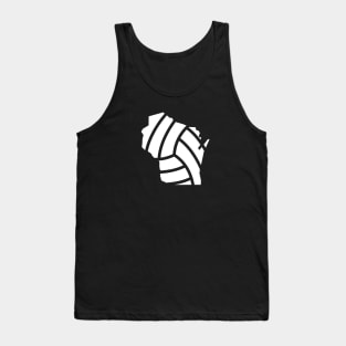 Wisconsin Volleyball Icon - Indoor Beach Grass Tank Top